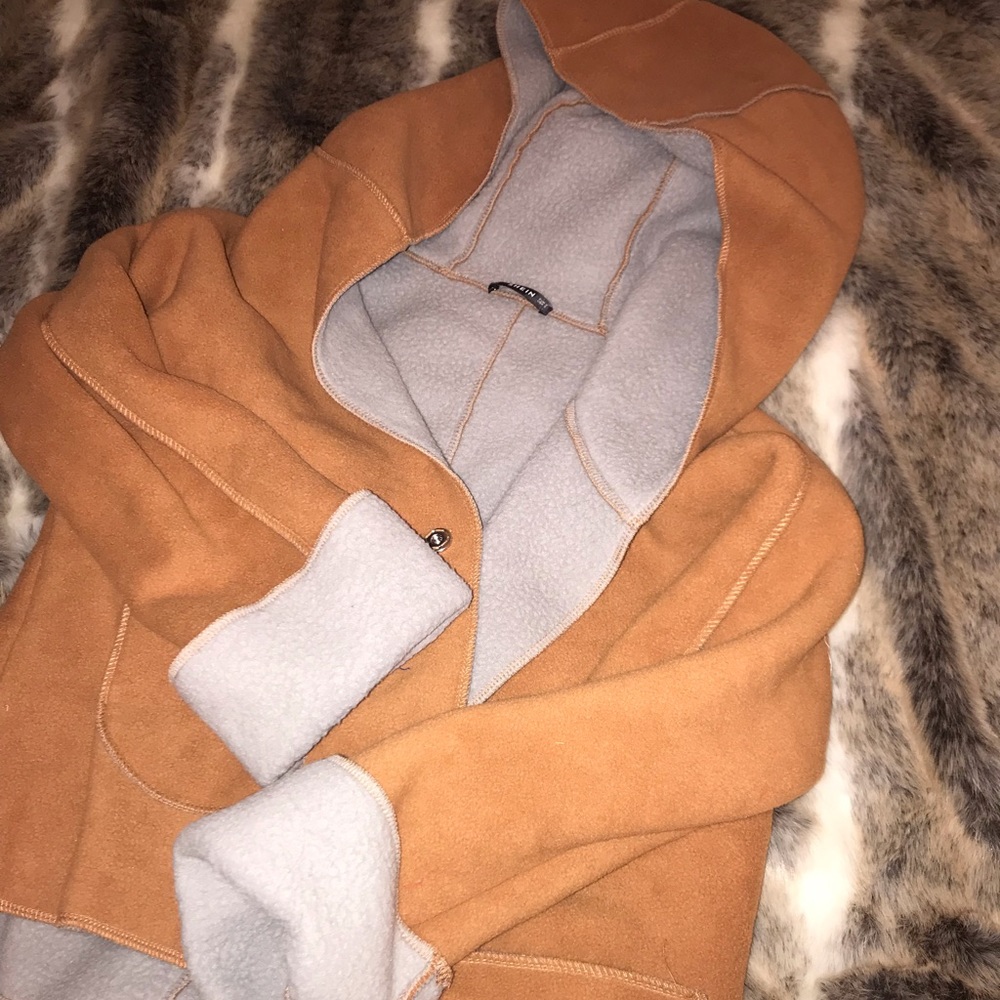 SHEIN tan and gray jacket